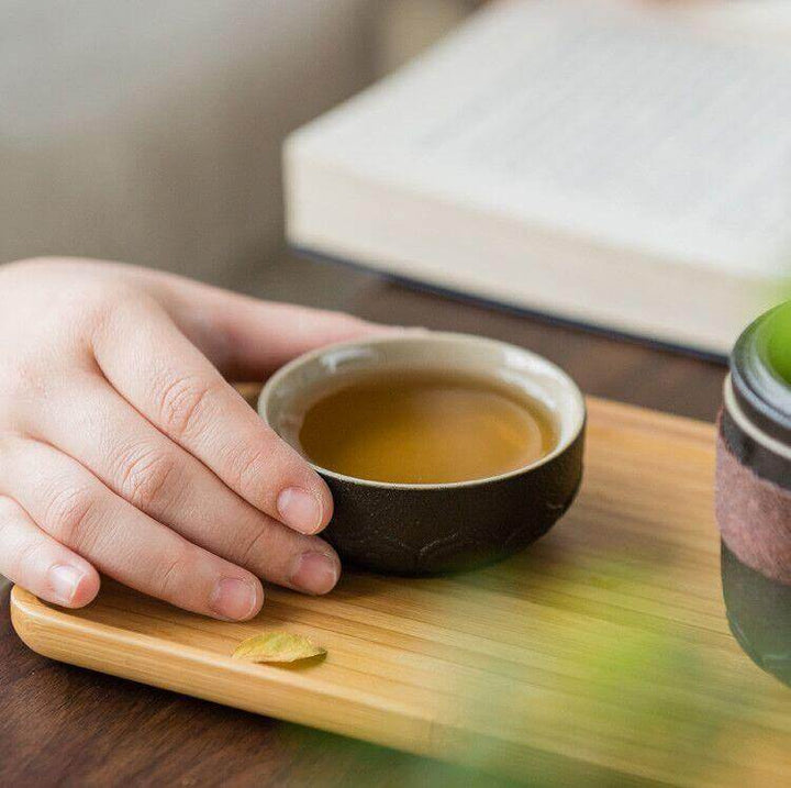 Lisslune | Portable Chinese Kung Fu Ceramic Tea Mug