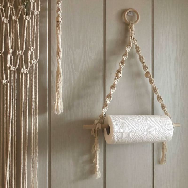 Lisslune | TWYLO - Macrame Paper Towel Holder