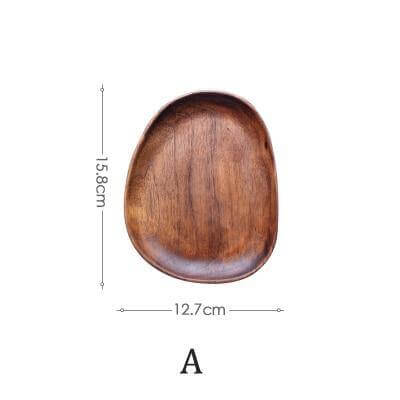 Lisslune | Irregular Natural Wood Plates