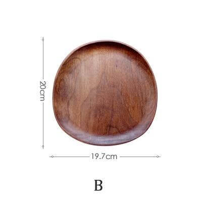 Lisslune | Irregular Natural Wood Plates