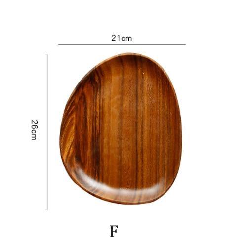Lisslune | Irregular Natural Wood Plates