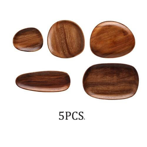 Lisslune | Irregular Natural Wood Plates