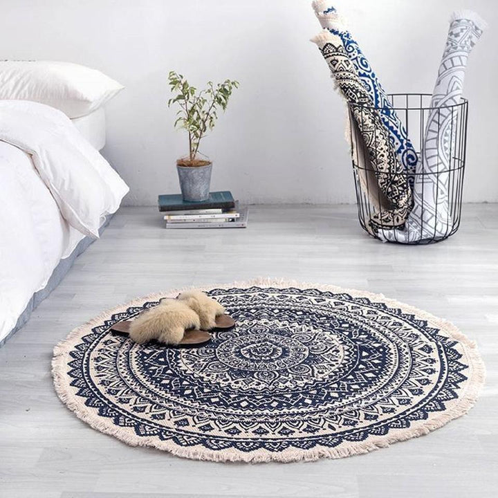 Lisslune | Moroccan Boho rug with tassels
