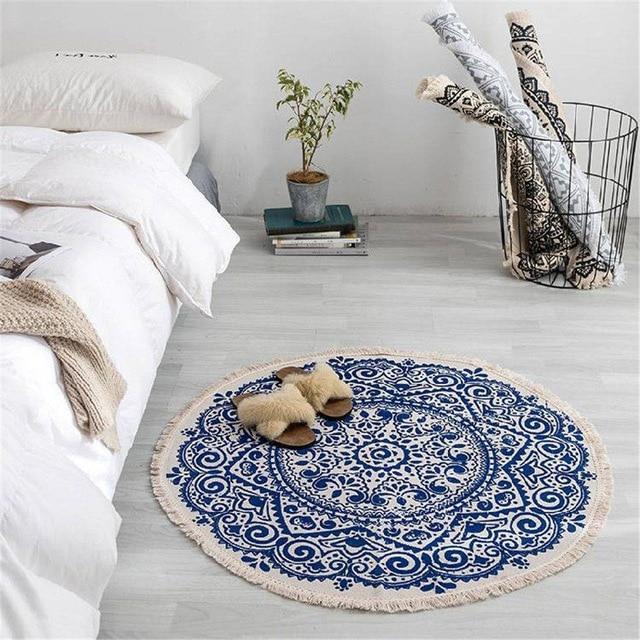 Lisslune | Moroccan Boho rug with tassels