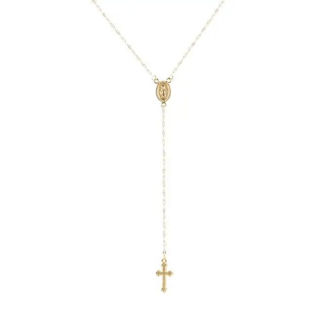 Lisslune | Spiritual Rosary Necklace – Stylish Faith Jewelry for Any Occasion