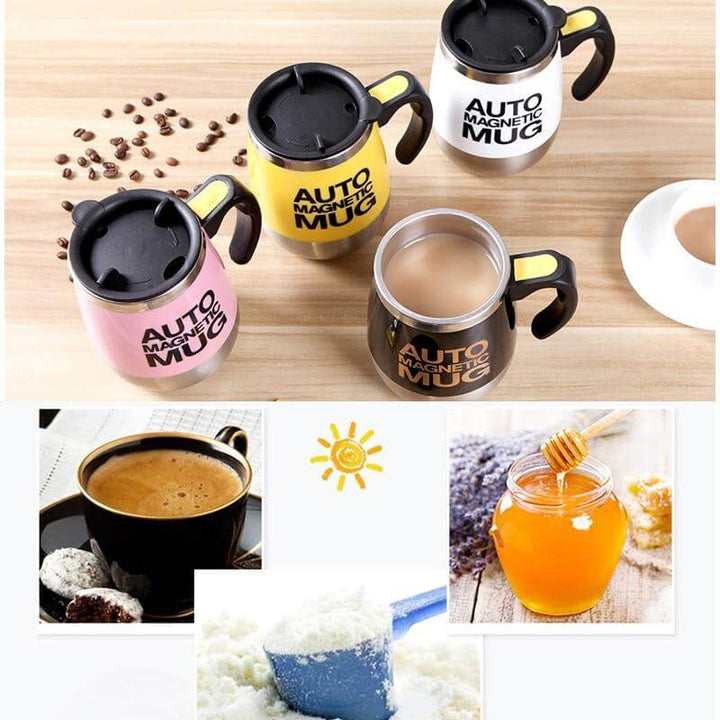 Lisslune | Portable Self Stirring Coffee Mugs