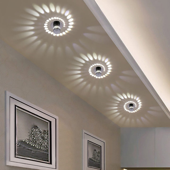Lisslune | Downlight - Spiral-shaped Light | Energy-saving