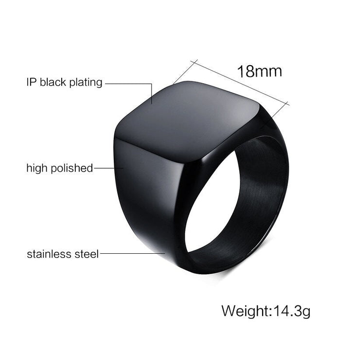 Lisslune | Cool Fashion Individuality Signet Ring for Men