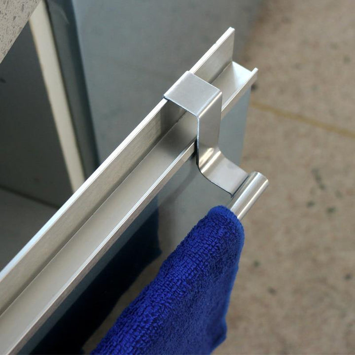 Lisslune | Metal Durable Stainless Steel Cabinet Towel Hanger