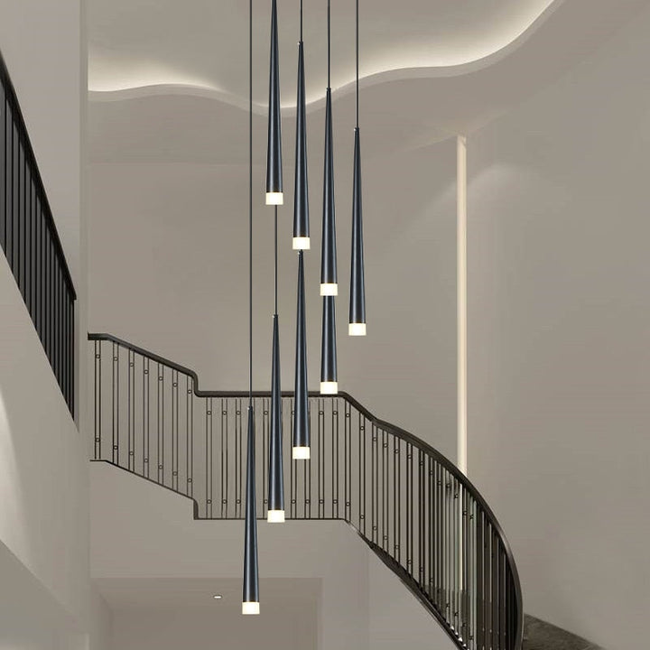 Lisslune | Nordic Long Downlight Elegant Led Chandelier