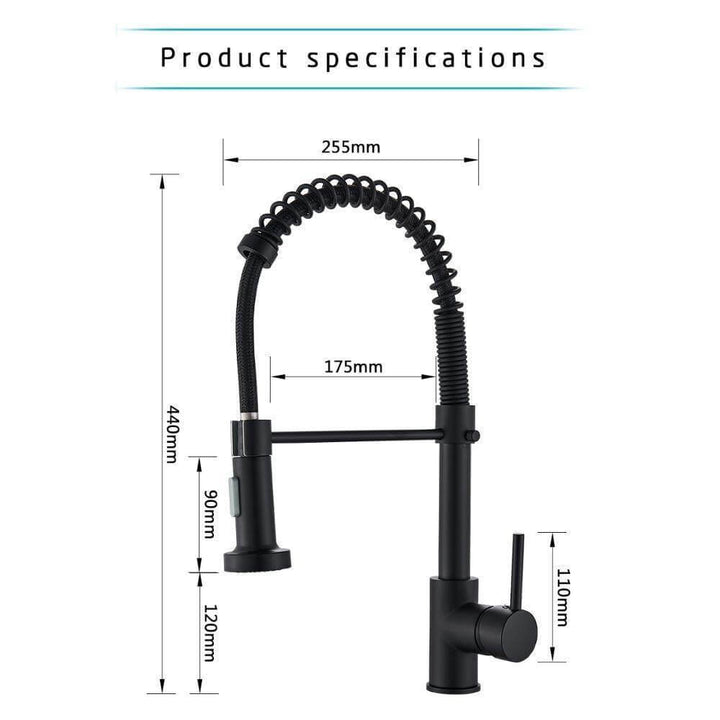 Lisslune | 360 Degree Rotation Stream Sprayer Kitchen Faucet