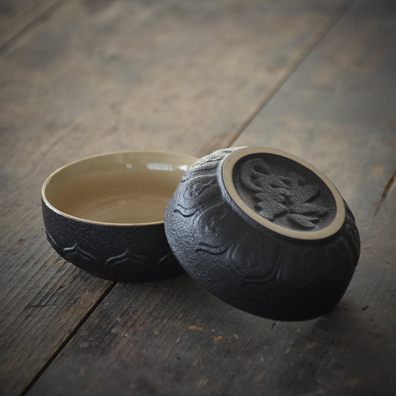 Lisslune | Elegant Ceramic Vintage Travel Teapot