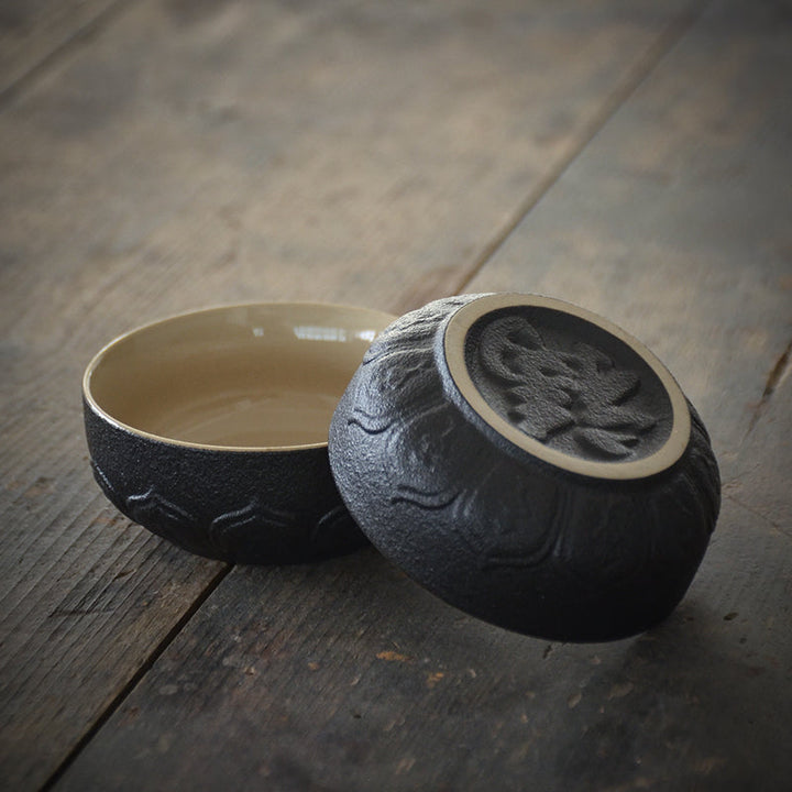 Lisslune | Elegant Ceramic Vintage Travel Teapot