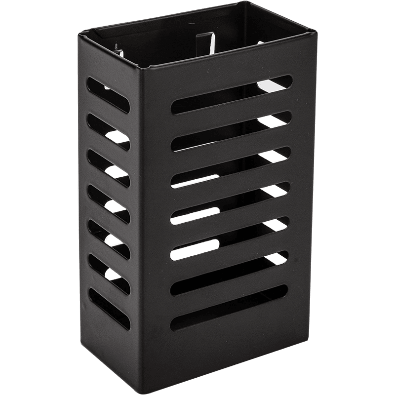 Lisslune | Mat Black No Drill Metal Kitchen Storage