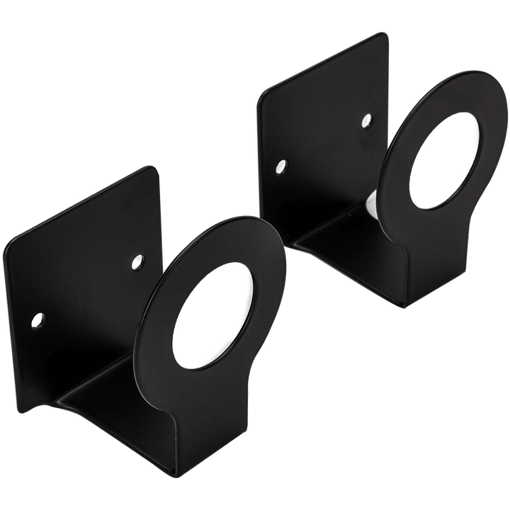 Lisslune | Mat Black No Drill Metal Kitchen Storage