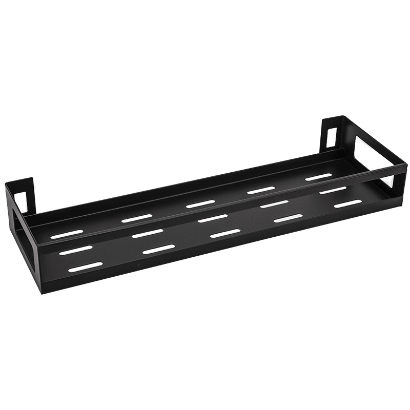 Lisslune | Mat Black No Drill Metal Kitchen Storage