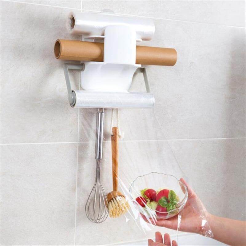 Lisslune | Wall Mounted Paper Film Roll Cutting Holder