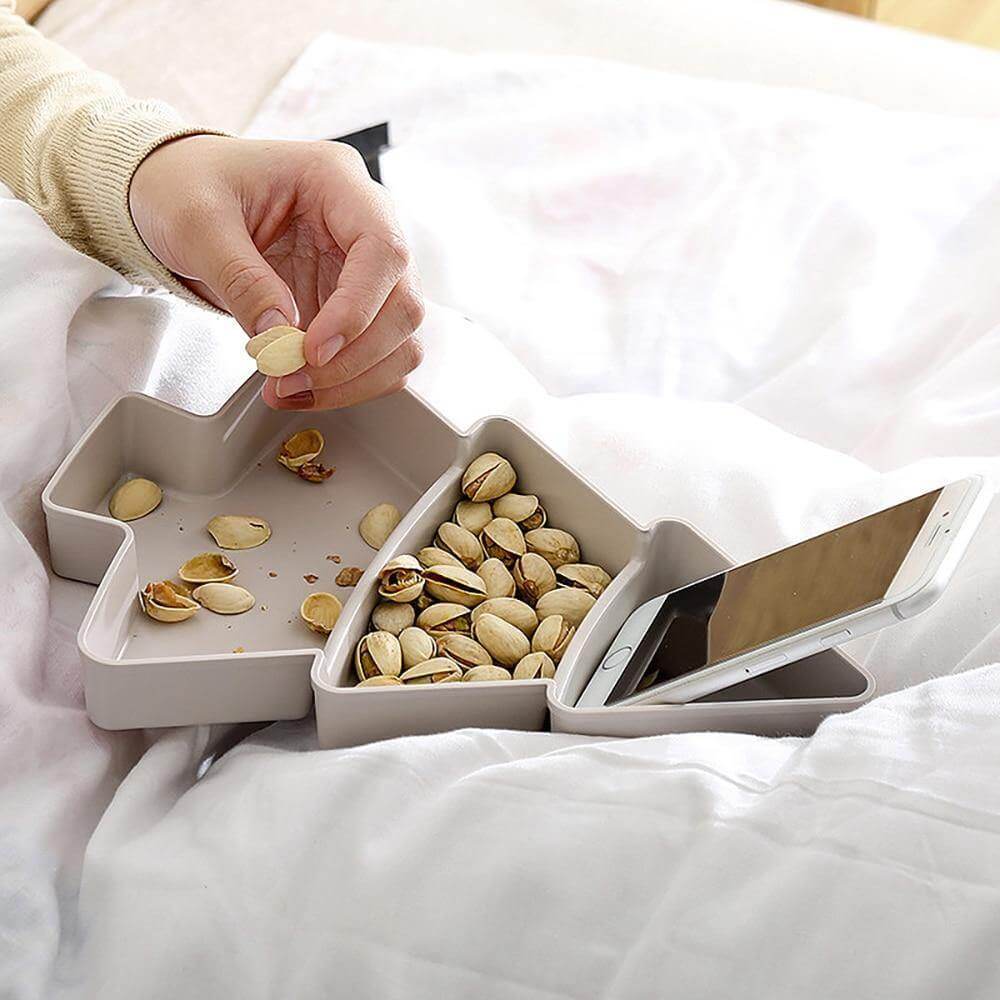 Lisslune | Snacks Bowl With Phone Holder