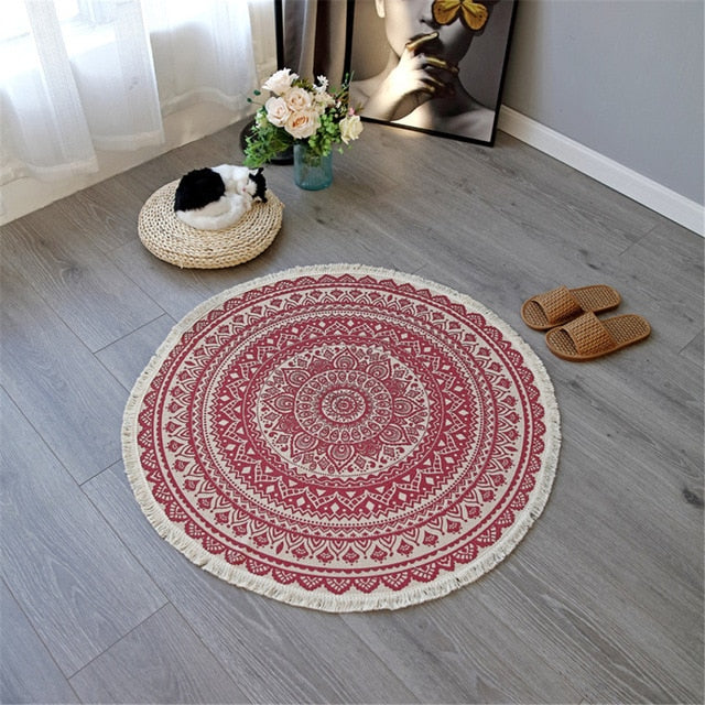 Lisslune | Mira Mandala Accent Rug