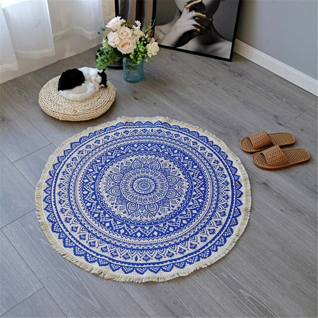 Lisslune | Mira Mandala Accent Rug