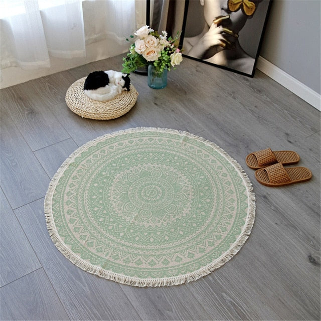 Lisslune | Mira Mandala Accent Rug