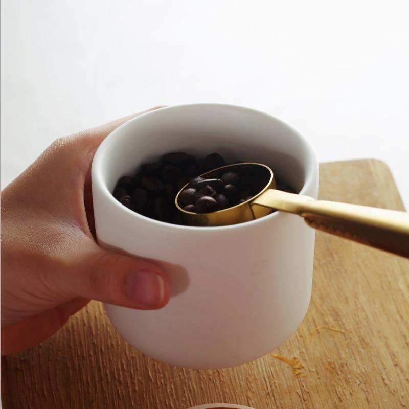 Lisslune | BambooNest Ceramic Storage Boxes with Bamboo Lid | Stylish Storage | Perfect for Kitchen & Bathroom | Available in White & Black