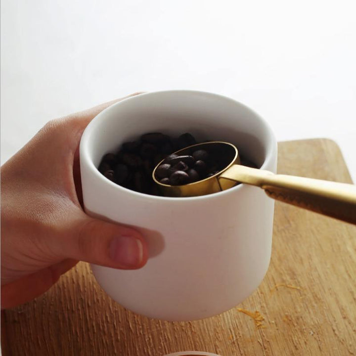 Lisslune | BambooNest Ceramic Storage Boxes with Bamboo Lid | Stylish Storage | Perfect for Kitchen & Bathroom | Available in White & Black