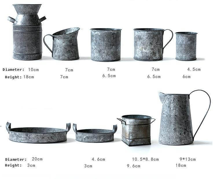 Lisslune | Rustic Wrought Iron Serving Set