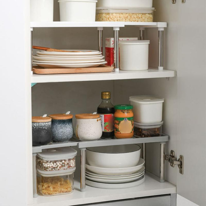 Lisslune | Space Saving Retractable Cabinet Organizer Shelf