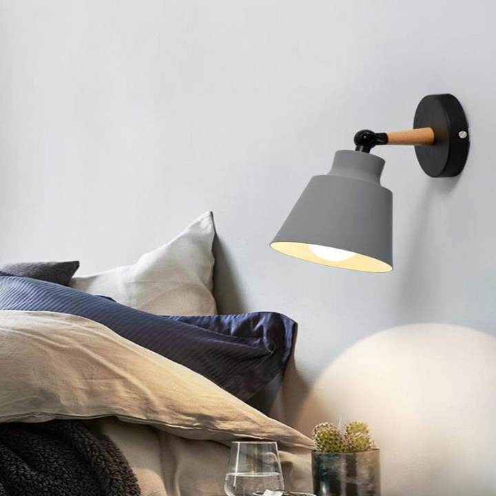 Lisslune | RoyaleGlow Sleek Modern Wood Wall Lamp - Modern Home Lighting