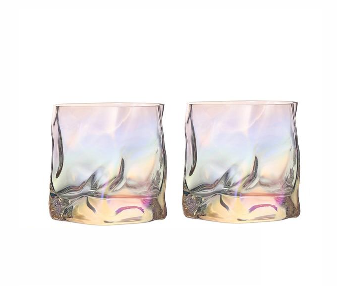 Lisslune | Distorted Texture Whisky Glass Set