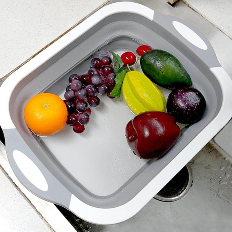 Lisslune | 3 In 1 Multifunctional Foldable Dish Tub Cutting Board