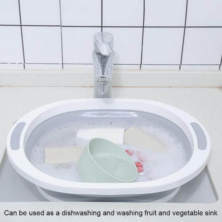 Lisslune | 3 In 1 Multifunctional Foldable Dish Tub Cutting Board