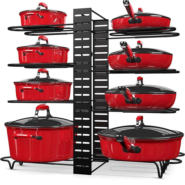 Lisslune | Adjustable Multi-Tier Kitchen Pan Organizer