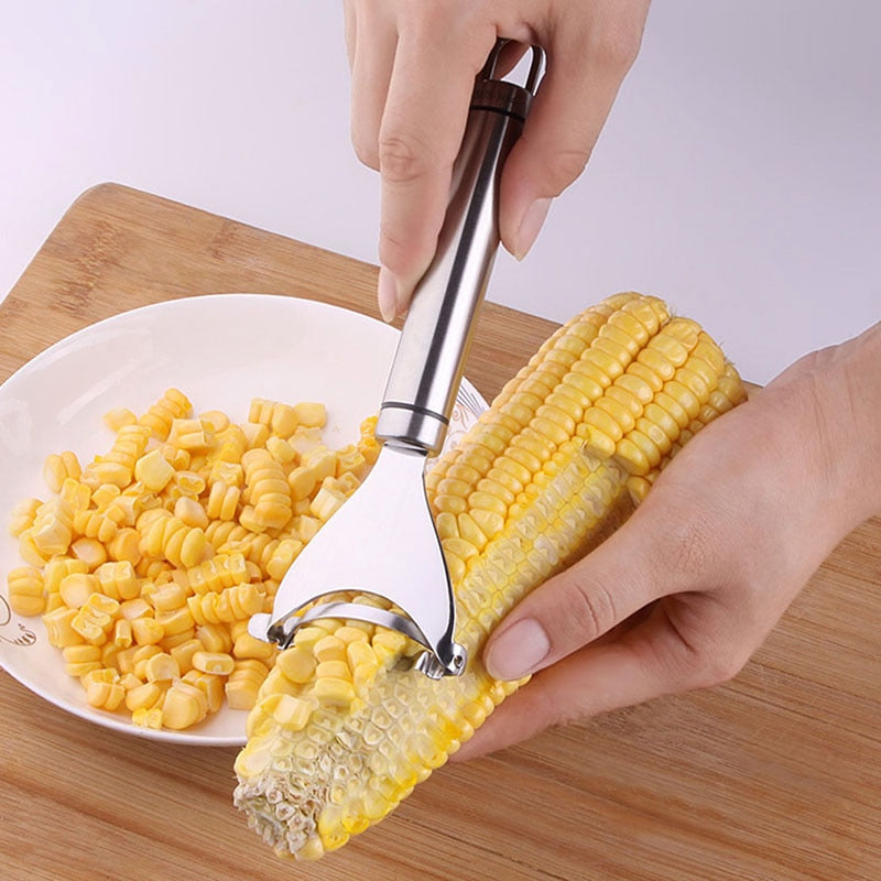 Lisslune | Stainless Steel Corn Peeler Tool