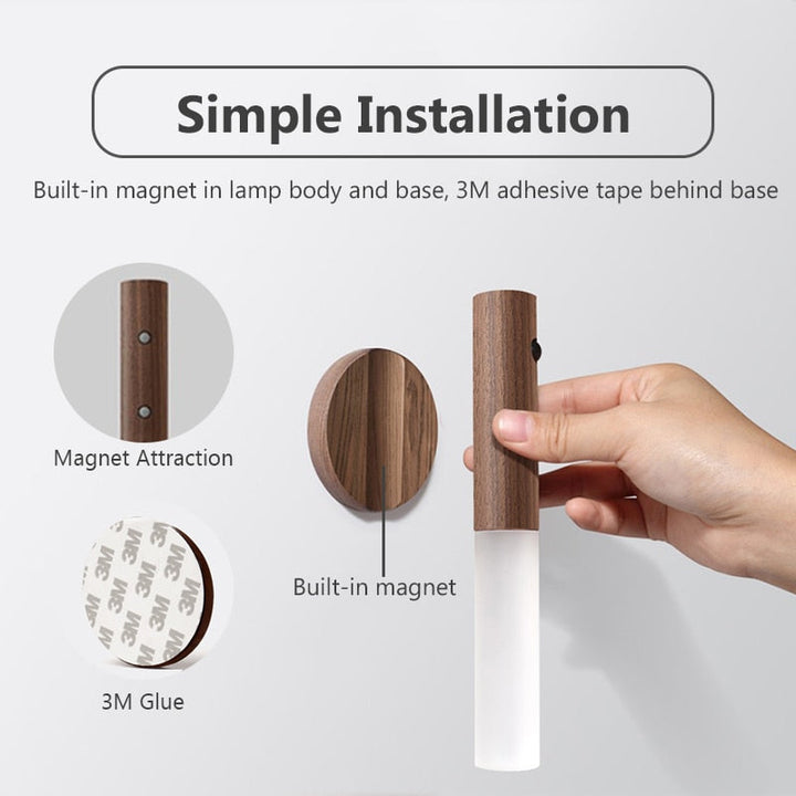 Lisslune | Wireless LED Smart Sensor Night Wall Lamp