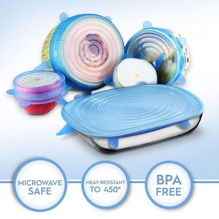 Lisslune | Reusable Durable Silicone Food Cover Lids
