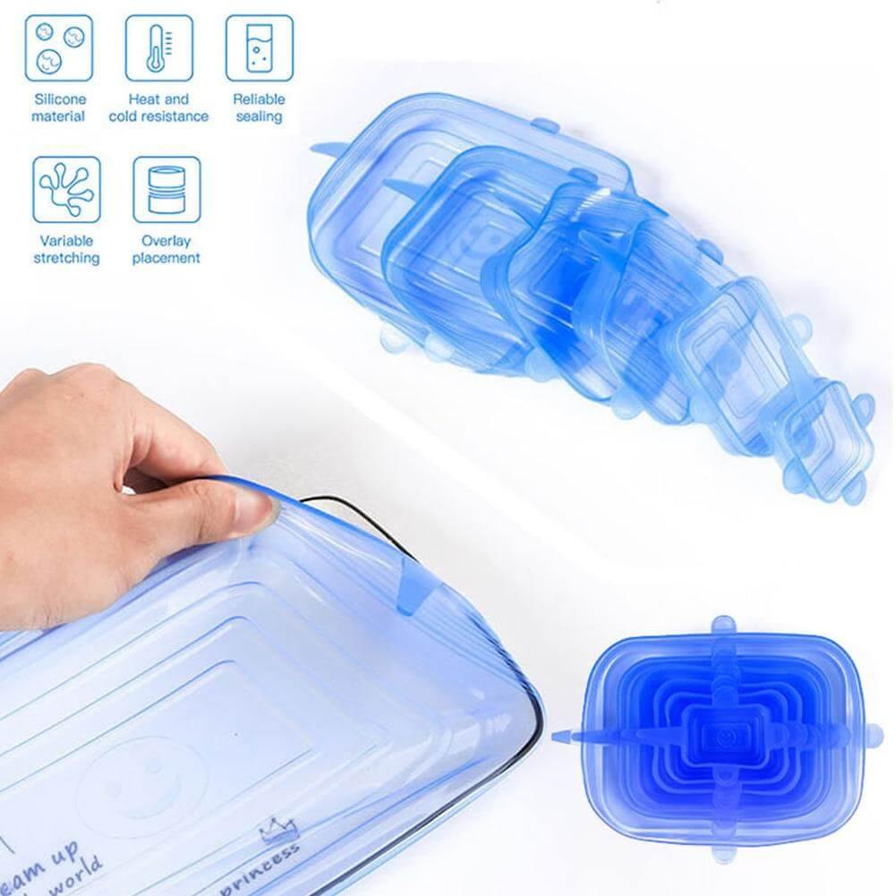 Lisslune | Reusable Durable Silicone Food Cover Lids