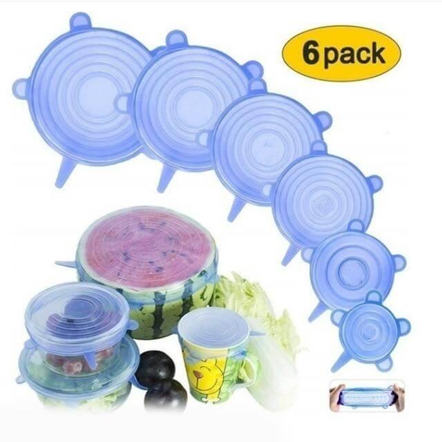 Lisslune | Reusable Durable Silicone Food Cover Lids