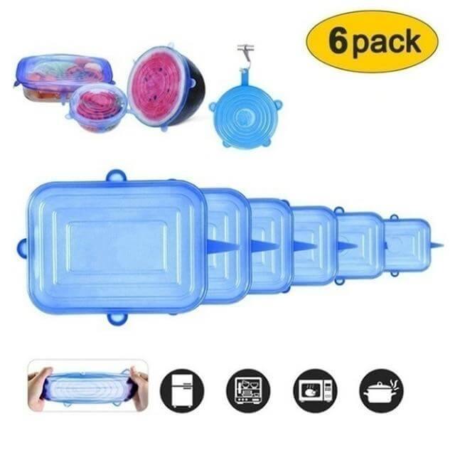 Lisslune | Reusable Durable Silicone Food Cover Lids