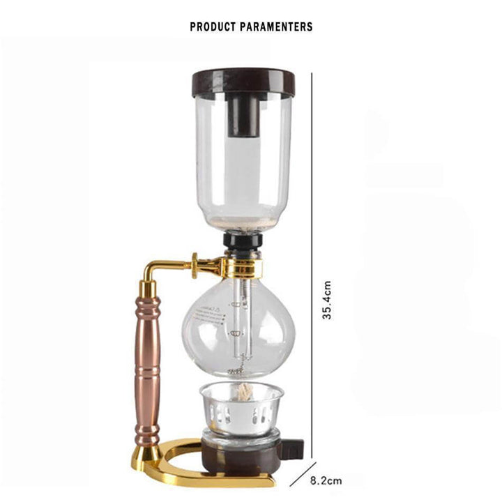 Lisslune | Elegant Glass Siphon Coffee Maker