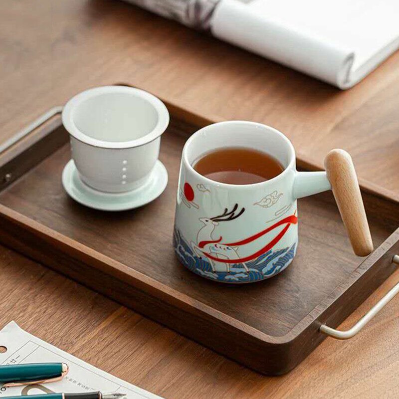 Lisslune | Ceramic Artsy Tea Cup