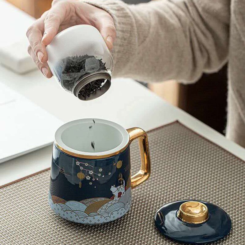 Lisslune | Ceramic Artsy Tea Cup
