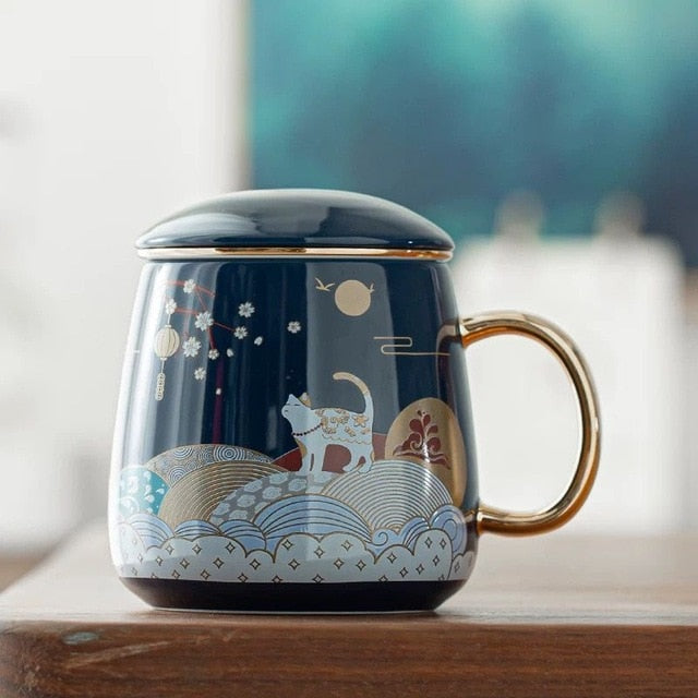 Lisslune | Ceramic Artsy Tea Cup