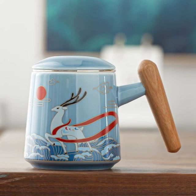Lisslune | Ceramic Artsy Tea Cup