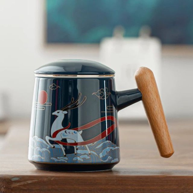 Lisslune | Ceramic Artsy Tea Cup