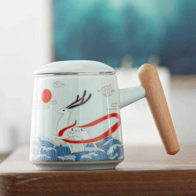 Lisslune | Ceramic Artsy Tea Cup