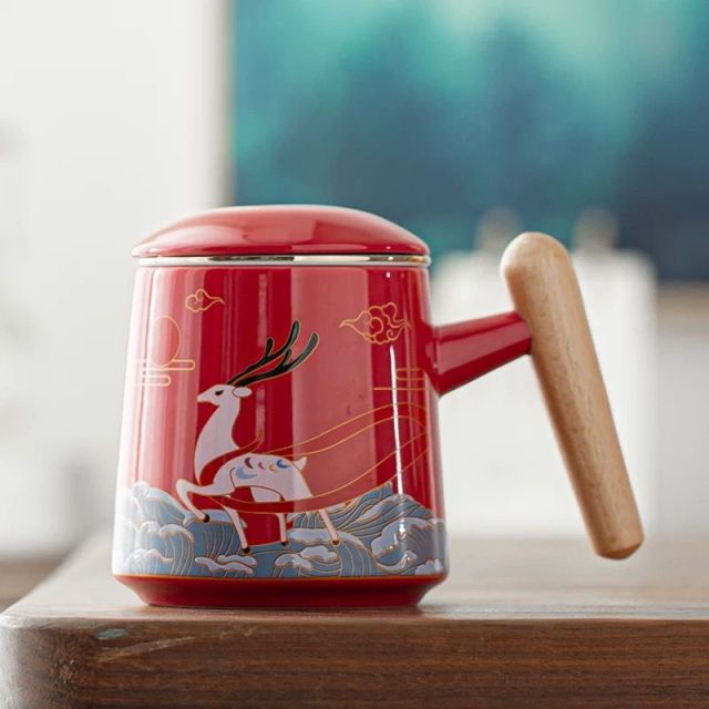 Lisslune | Ceramic Artsy Tea Cup