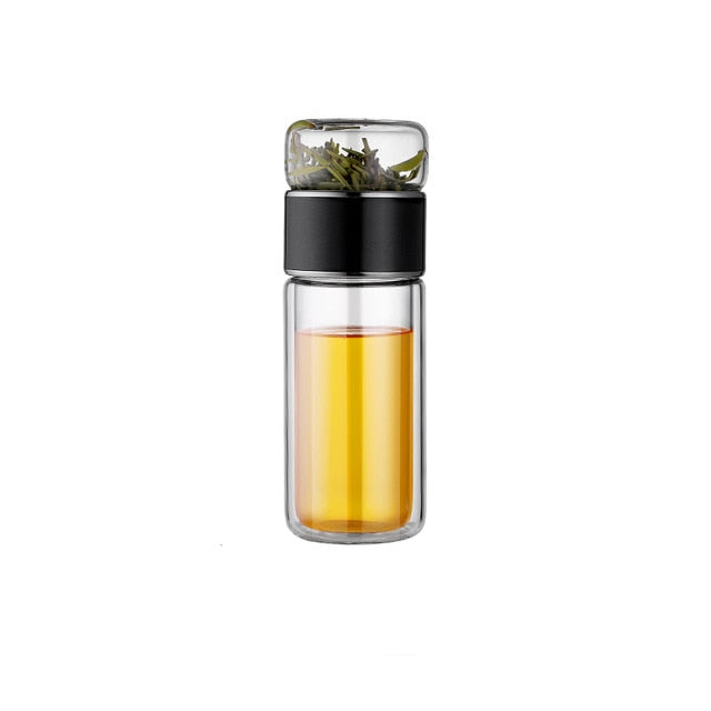 Lisslune | 2in1 Large Double Glass Tea Infuser Bottle