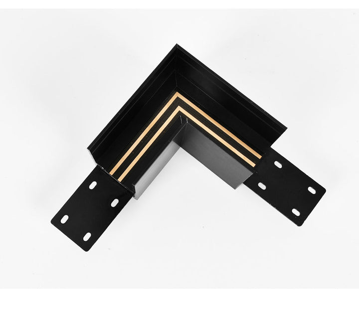Lisslune | Wall-Mounted Black Continuous Magnetic Track System Light